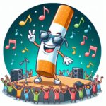 una sigaretta che ride